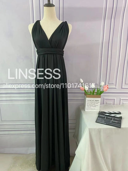 Rust Infinity Multiway Maxi Dress – Bridesmaid & Evening Gown