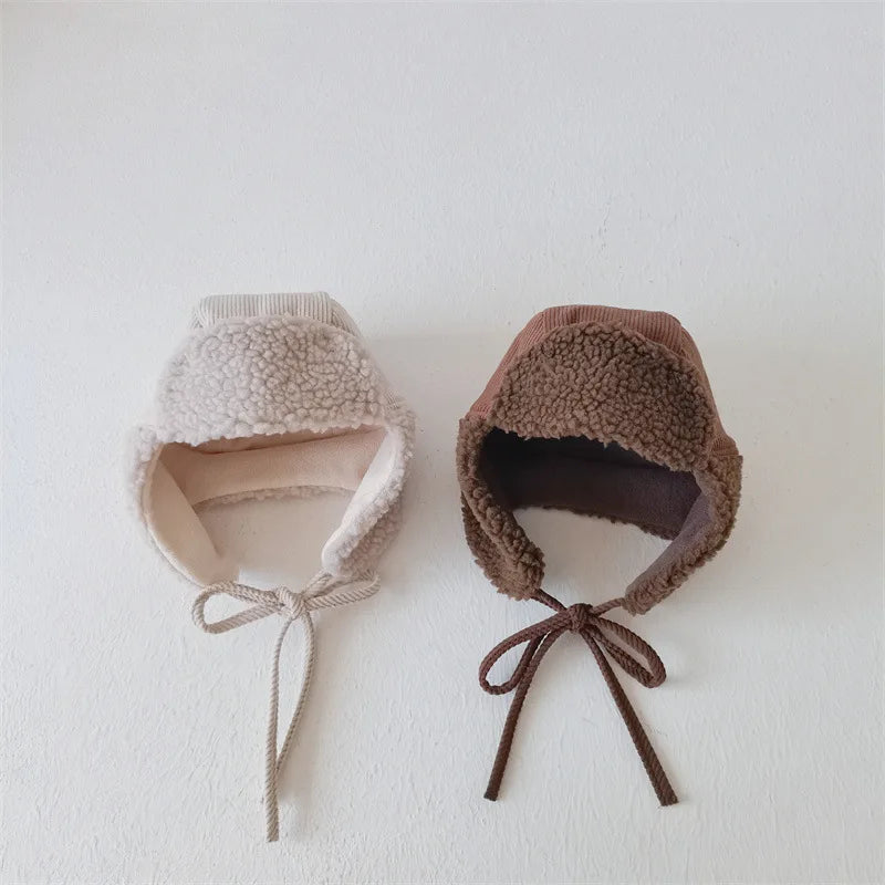 Kids Winter Velvet Earflap Cap ❄️ | Warm Corduroy Hat