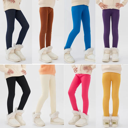 ❄️ CozyFlex Girls Thermal Leggings 🧦