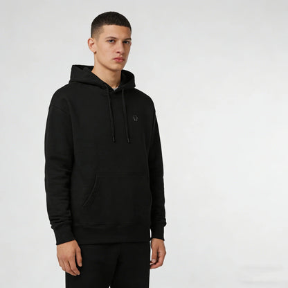 🔥 Men’s Geometric Print Hoodie – Cotton Blend Preppy Sweatshirt