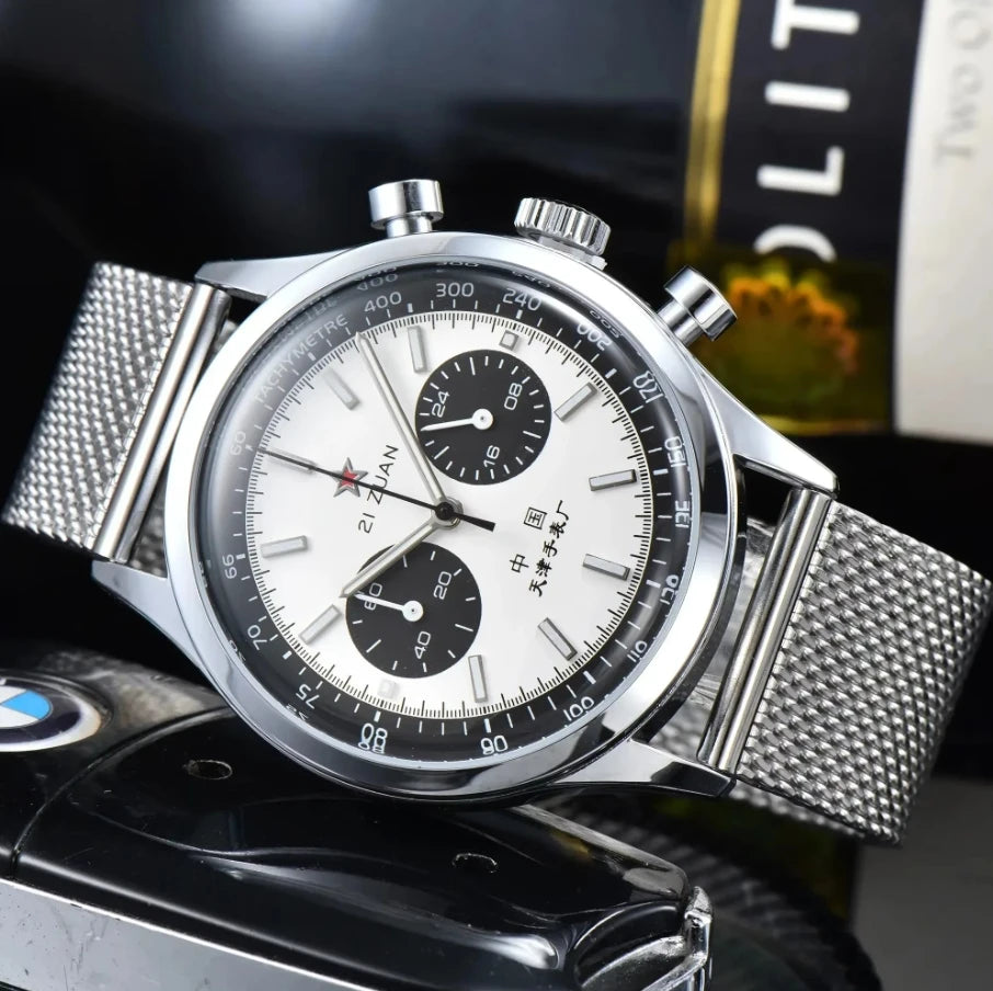 ⌚ Men’s Casual Quartz Chronograph Watch ✨