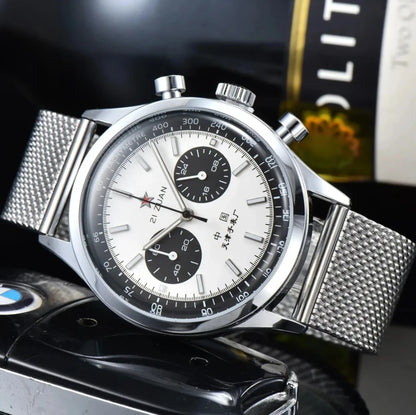 ⌚ Men’s Casual Quartz Chronograph Watch ✨