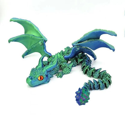 3D Printed Articulated Magic Dragon – Movable Joint Fidget Toy