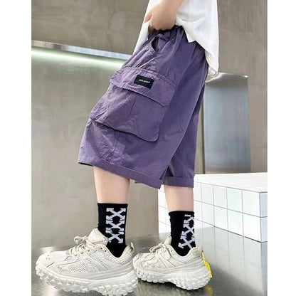 Premium Boys Summer Cargo Shorts – Comfortable Loose Fit (3-14Y)