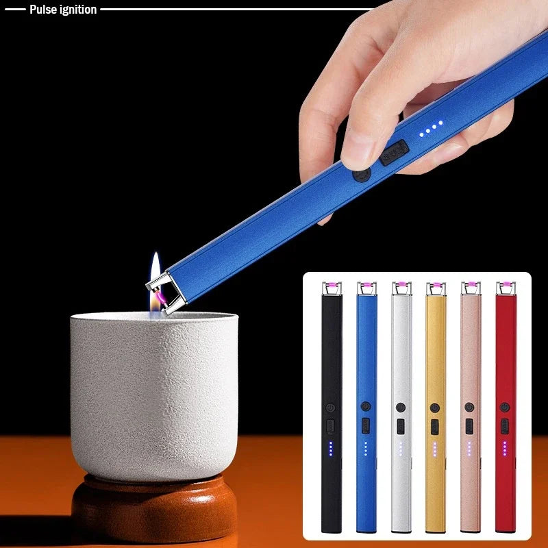 Windproof USB Pulse Arc Electric Lighter