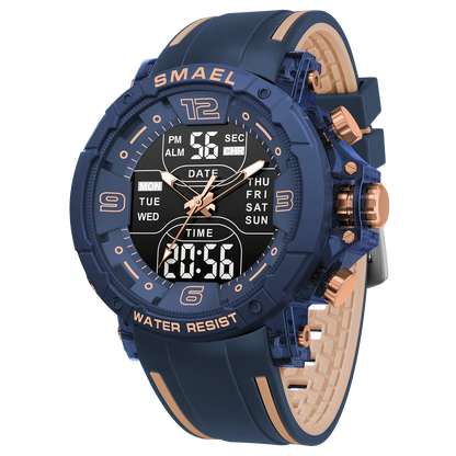 Men’s Analog Digital Sports Watch – Shock Resistant & Waterproof