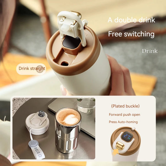 ☕ Smart Temperature Display Thermos Cup – 316 Stainless Steel