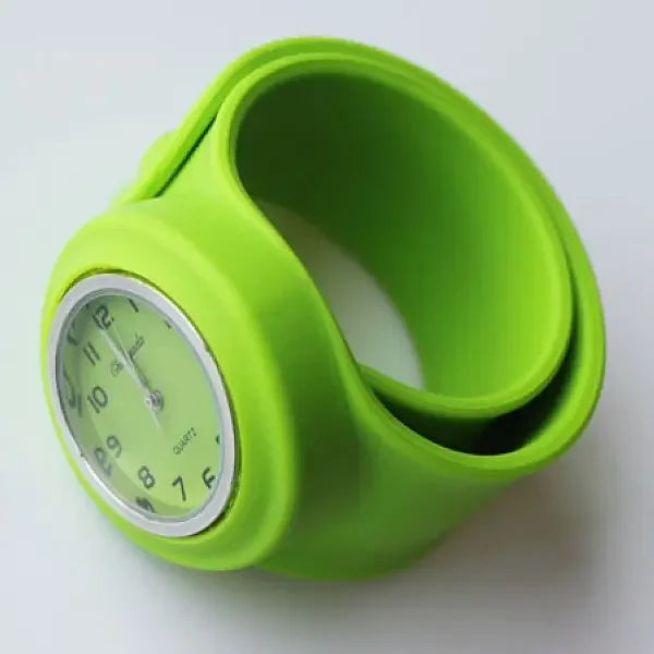 Kids Silicone Slap Wrist Watch ⌚ | 10 Colors Unisex Fun Pop Watch