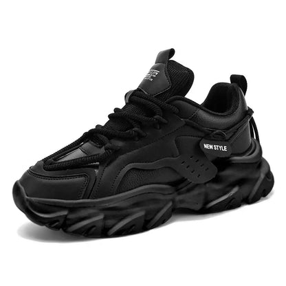 Breathable Thick-Sole Men’s Sneakers