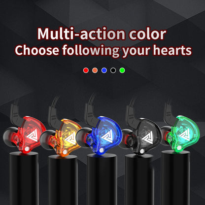 🎧 QKZ Wired In-Ear Earphones with Mic ✨