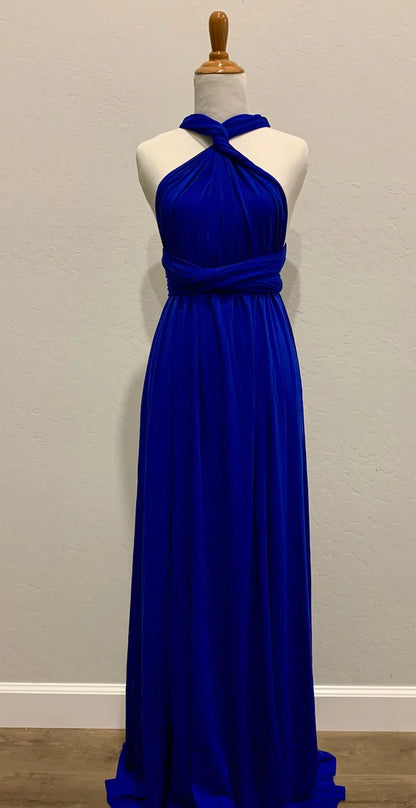 Rust Infinity Multiway Maxi Dress – Bridesmaid & Evening Gown