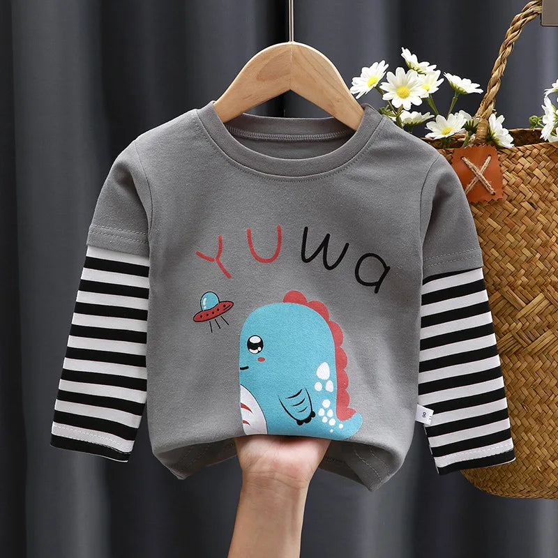 🐻👶 Toddler Animal Full Sleeve Tee 🧸✨