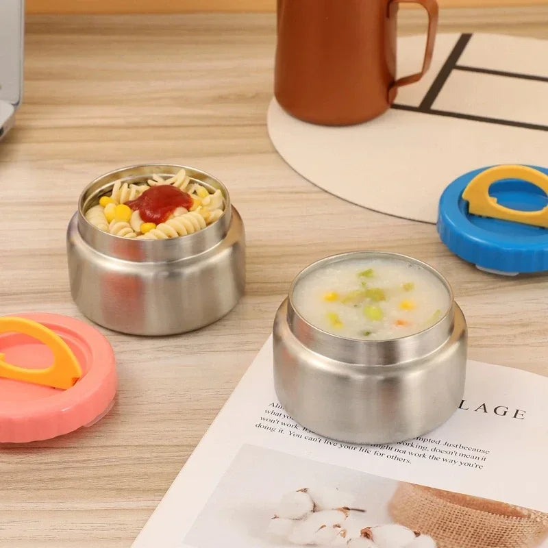 Insulated Food Jar 🥣 | Leakproof Stainless Steel Lunch Cup