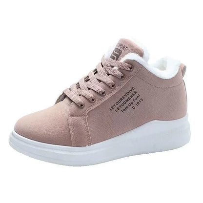 Women Warm Winter Shoes ❄️👟 | Plush Lined Lace-Up Comfort