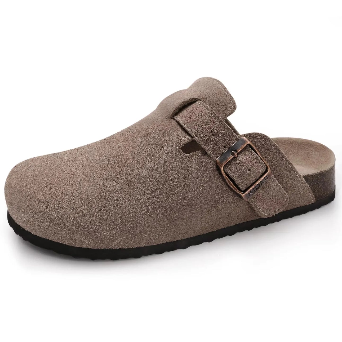 🥿 Suede Cork Clogs – Arch Support Comfort Mules (Unisex)