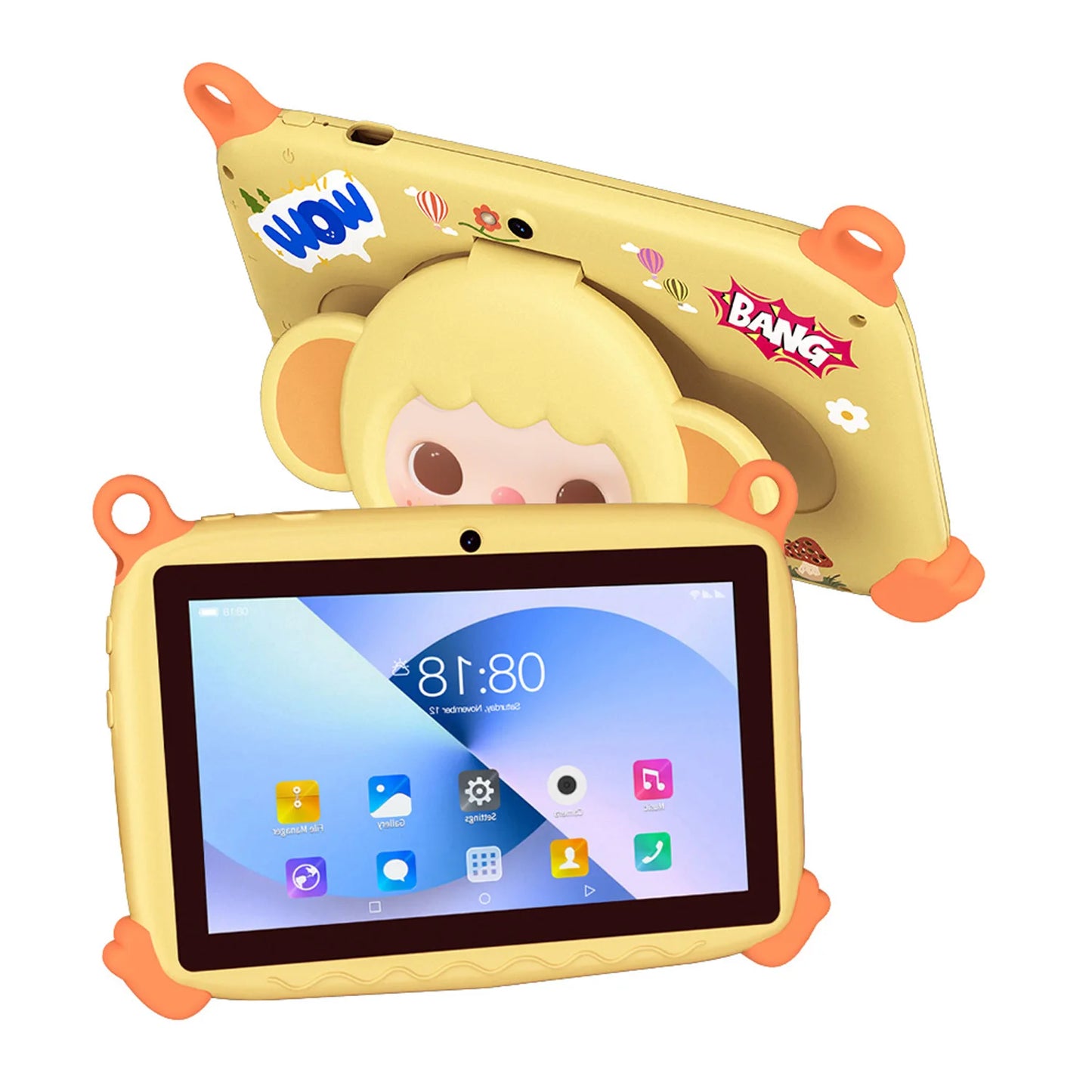 7″ Kids Android 13 Tablet 📱🎮 | 4GB RAM 64GB | Dual Camera