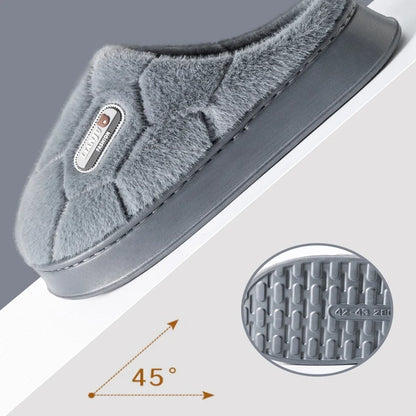 Glomexia Men’s Winter Cotton Slippers ❄️👞