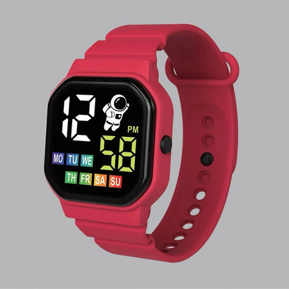 ⌚ Kids LED Smart Digital Watch – Waterproof Sports Style 💧✨
