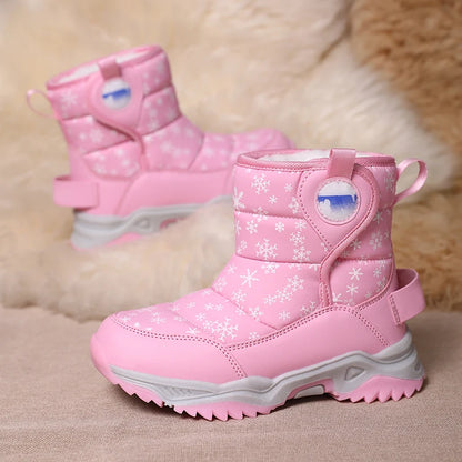 Kids Mid-Calf Winter Boots ❄️👢 | Plush Anti-Slip Platform