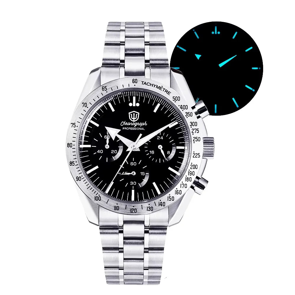 Glomexia Luxury Chronograph Men’s Watch 💎