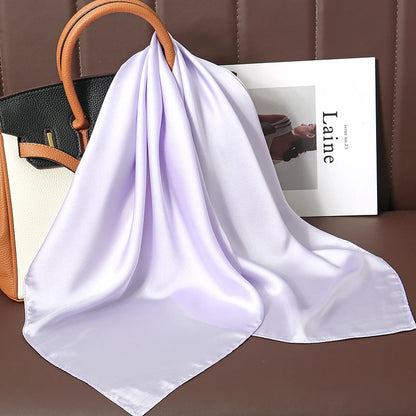 🧣 Glomexia 70x70 Fashion Square Scarf – Elegant Travel Hair Wrap ✨