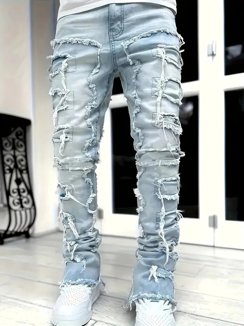👖 Urban Stack Patchwork Skinny Jeans 🔥