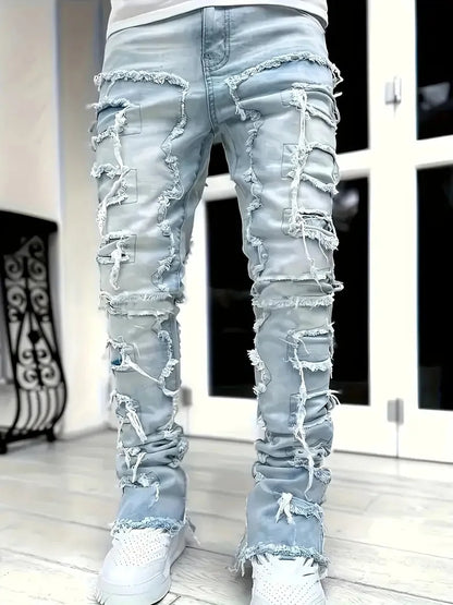 👖 Urban Stack Patchwork Skinny Jeans 🔥