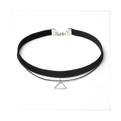 Black Velvet Gothic Choker Necklace