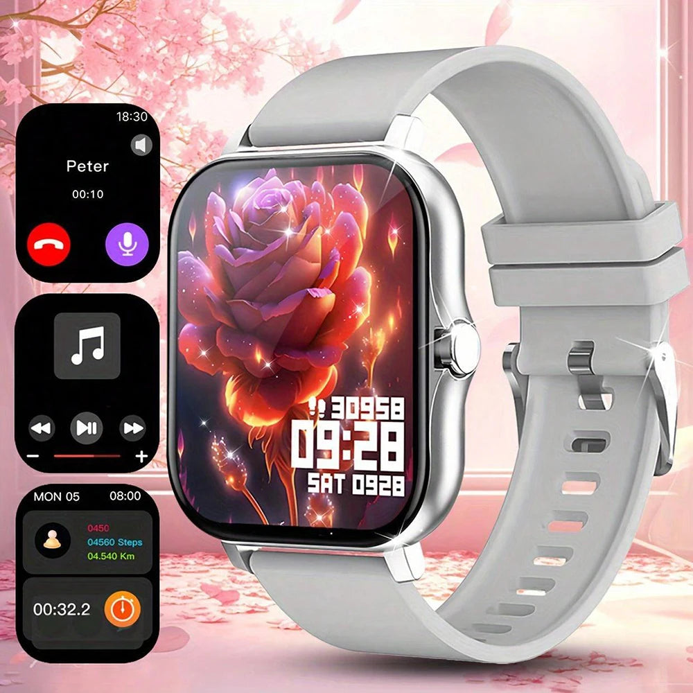 Bluetooth Call Smart Watch – 1.83” Touch Fitness Tracker