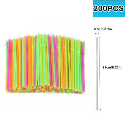 Reusable Colorful Drinking Straws 🍹 | Hygienic Bottle Straw