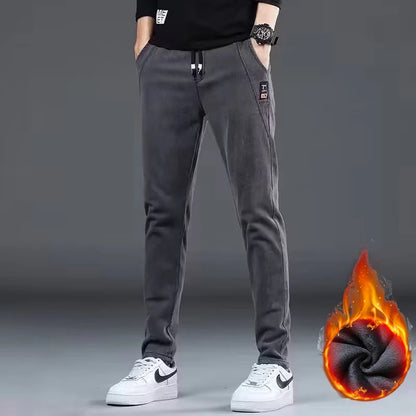 👖🔥 Glomexia Men’s Winter Slim Fit Ankle Jeans