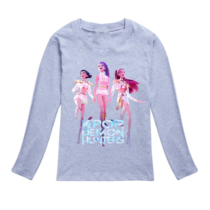 👕🧩 Kids Cartoon Full Sleeve Tee | Autumn Casual 😄