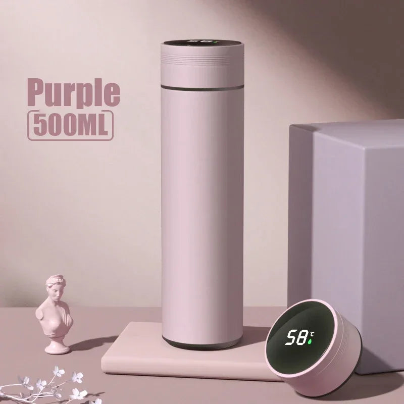 ☕ ✨ Glomexia Smart Temperature Thermos Bottle (500ML)