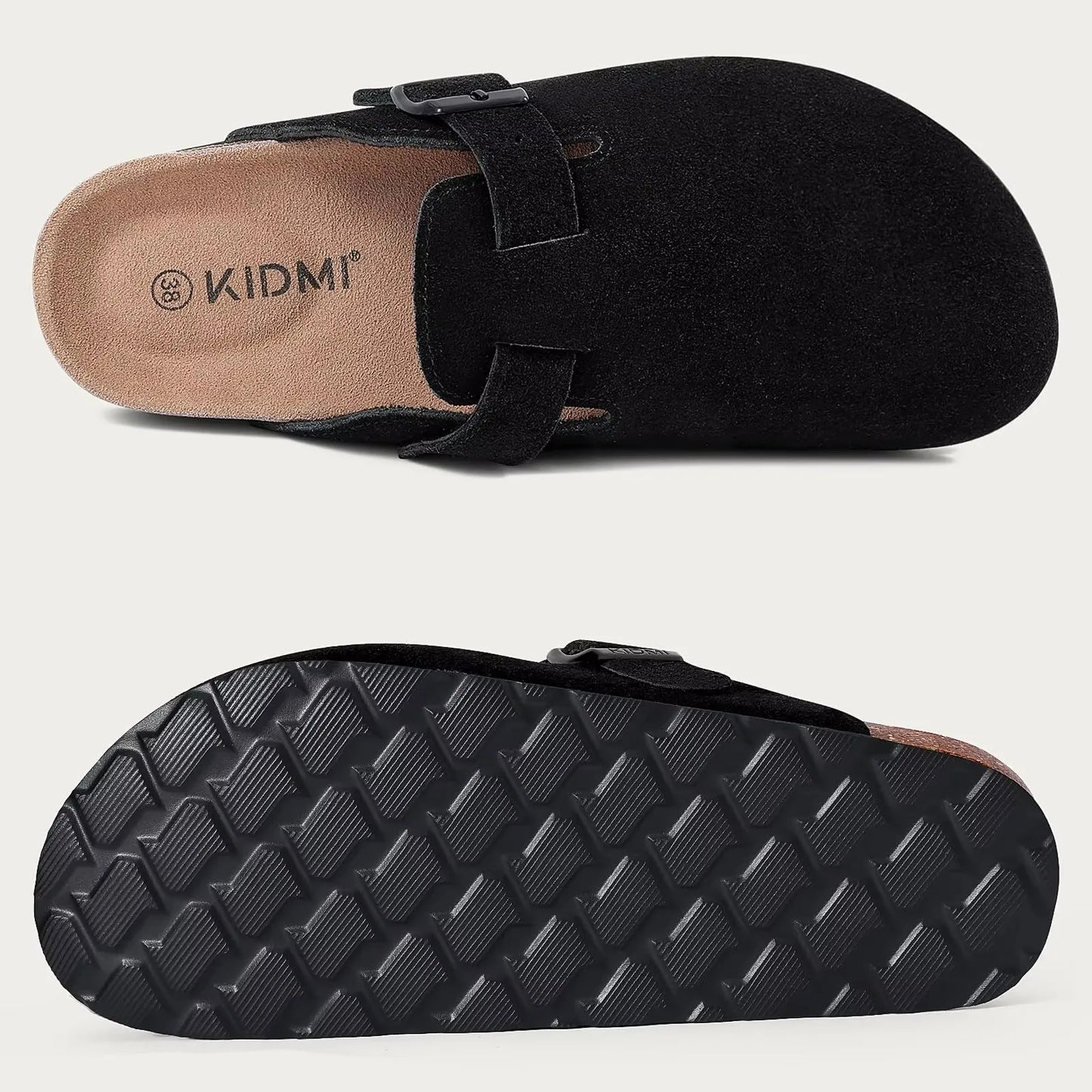 👡 Women’s Genuine Leather Cork Clogs ✨
