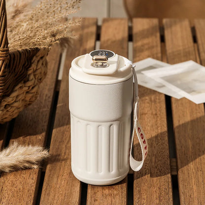 ☕ Smart Temperature Display Thermos Cup – 316 Stainless Steel