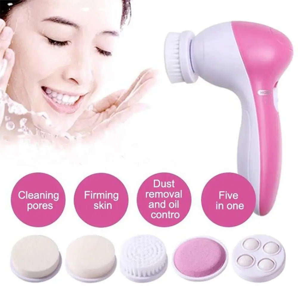 Glomexia 5-in-1 Facial Cleansing Brush ✨