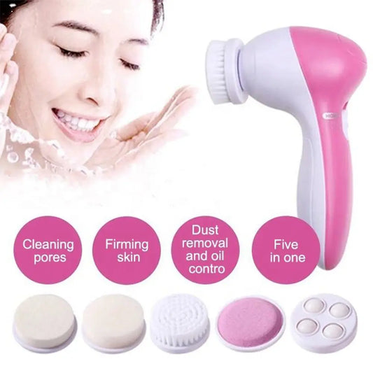 Glomexia 5-in-1 Facial Cleansing Brush ✨