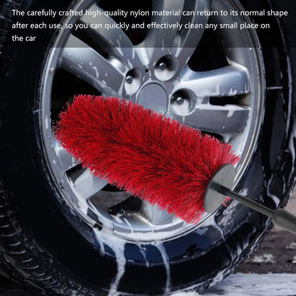 Premium 45cm Car Wheel Rim Cleaning Brush – Soft Non Scratch