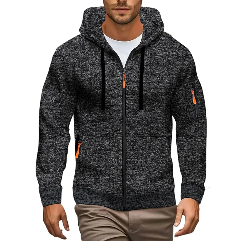 🧥 Zip-Up Casual Hoodie