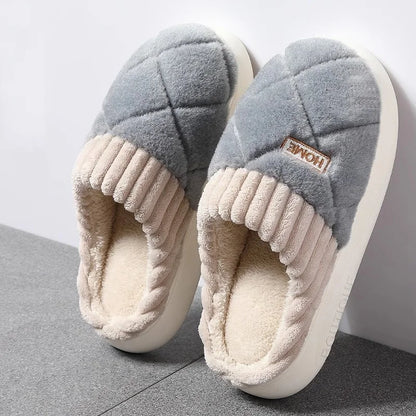 Women Winter Indoor Slides ❄️🥿 | Warm Plush EVA Slippers