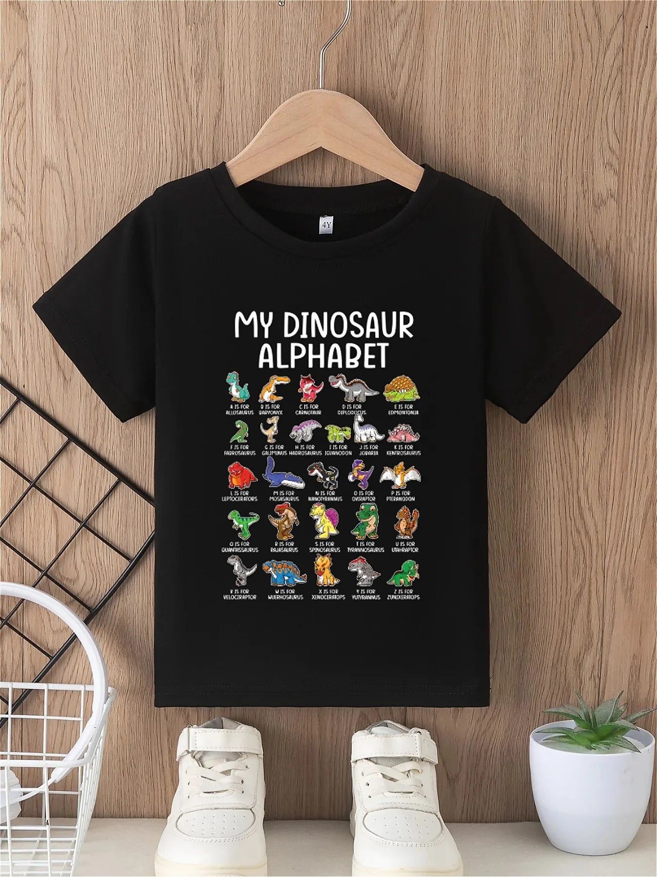 👕🧒 Boys Letter Print Cotton Tee | Casual Style 😎