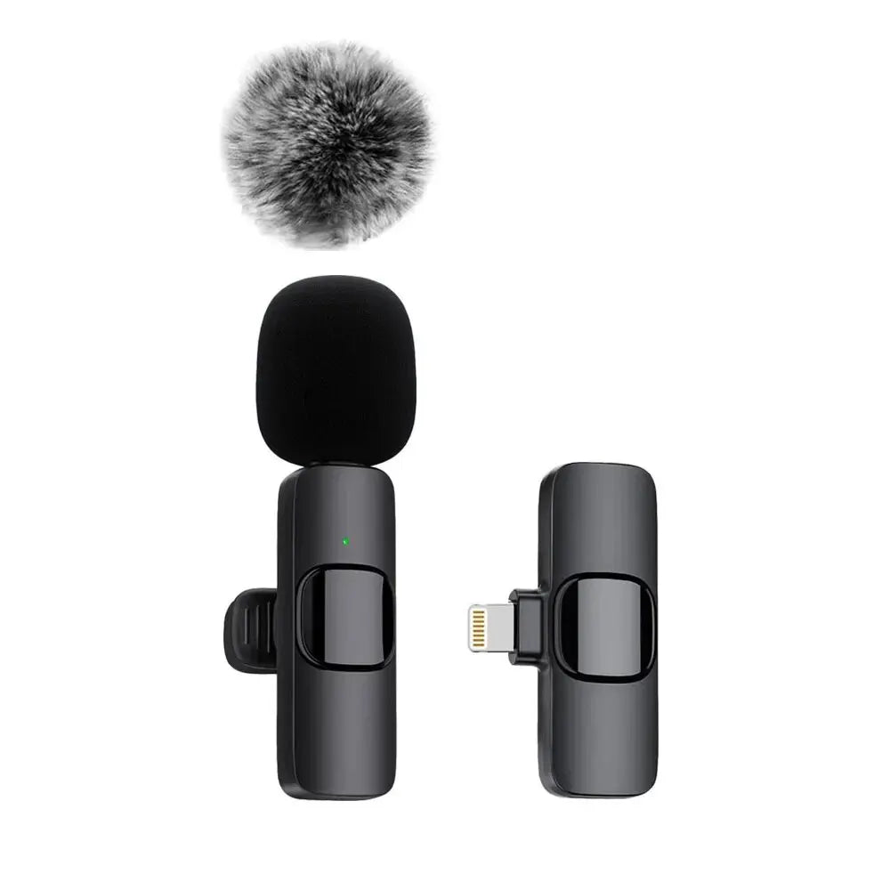 K60 Wireless Lavalier Mic 🎙️ | Plug & Play Mini Clip Microphone