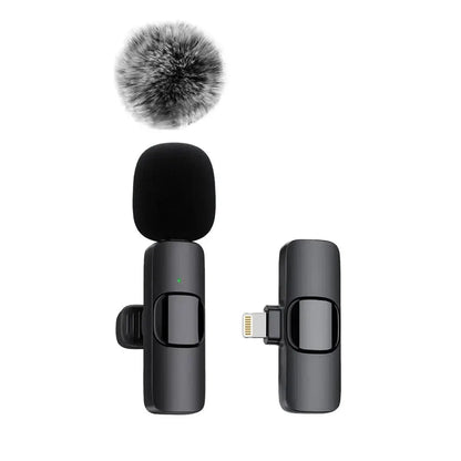 K60 Wireless Lavalier Mic 🎙️ | Plug & Play Mini Clip Microphone