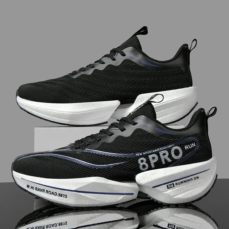 Men’s Carbon Plate Mesh Running Sneakers