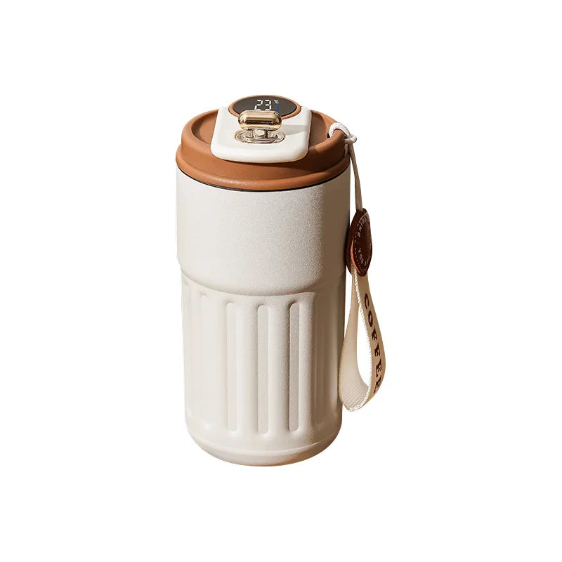 🌡️ Smart LED Temperature Thermos Cup (450ML) ☕✨