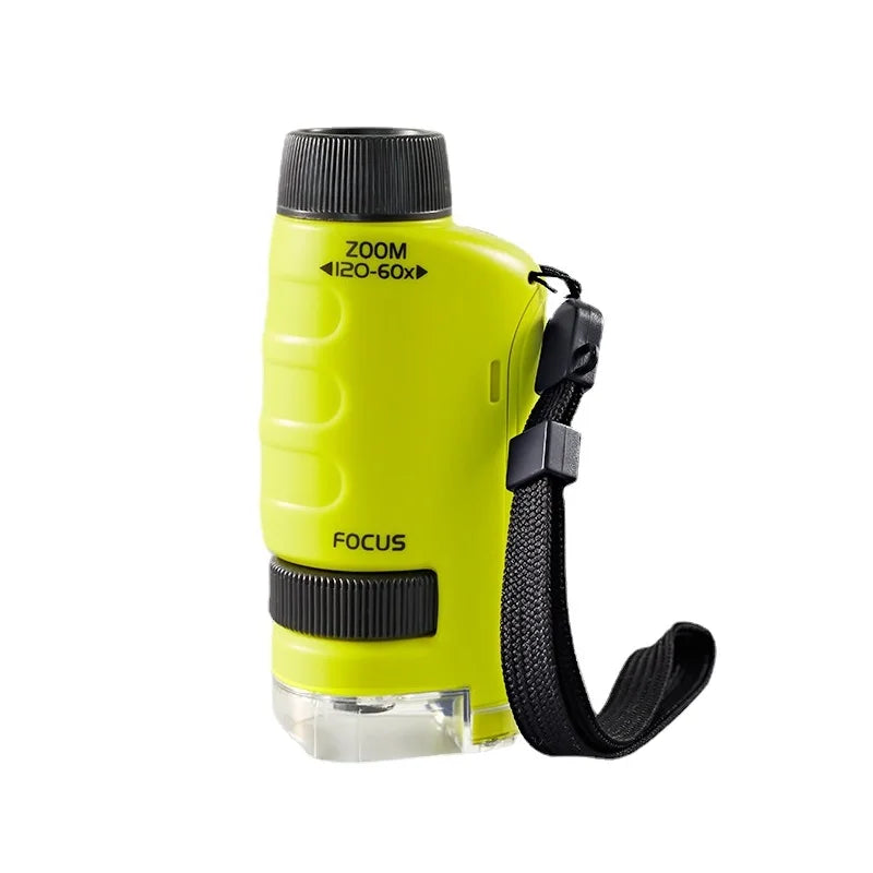Glomexia Pocket Microscope for Kids (60–120X) 🔬