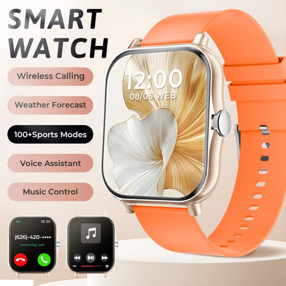 Bluetooth Call Smart Watch – 1.83” Touch Fitness Tracker