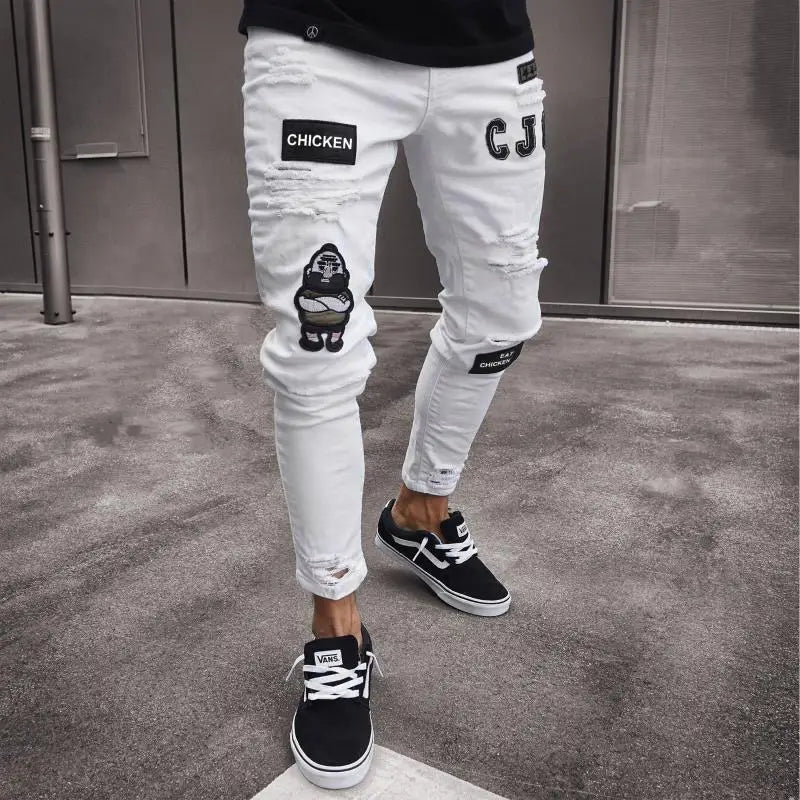 🌍 Glomexia– Men’s Casual Slim Fit Denim Jeans 👖🔥