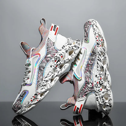 👟 Men’s Breathable Luxury Sneakers – Casual Running & Trainer Shoes
