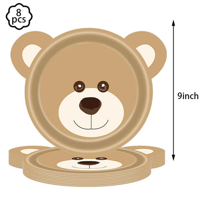 Premium Teddy Bear Birthday Balloon Decoration Set